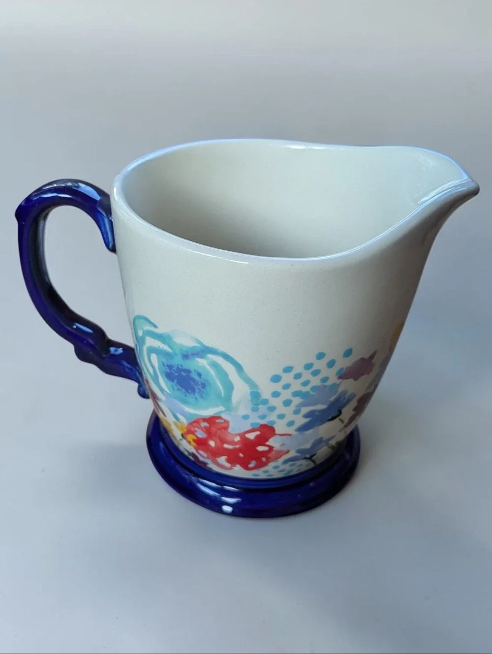 The Pioneer Woman Stoneware 4-Cup / 1-Quart Measuring Pitcher Cup Celia Floral